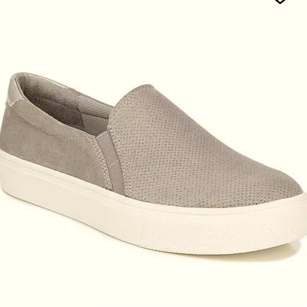 Dr. Scholls  Gray Slip-On Sneakers, size 6 1/2